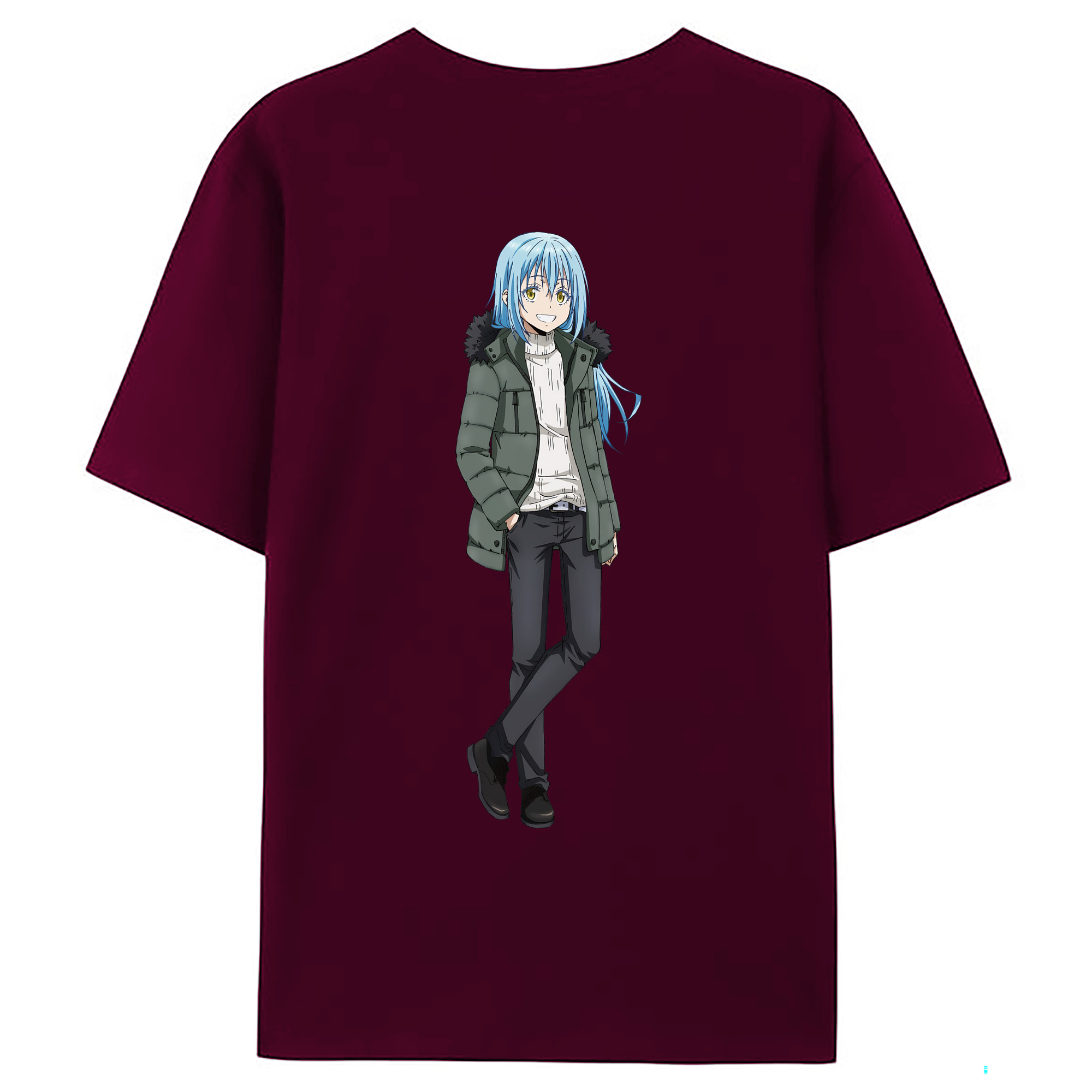 （画像用） 転スラ Regarding Reincarnated to Slime レディース半袖Tシャツ(バックプリント)